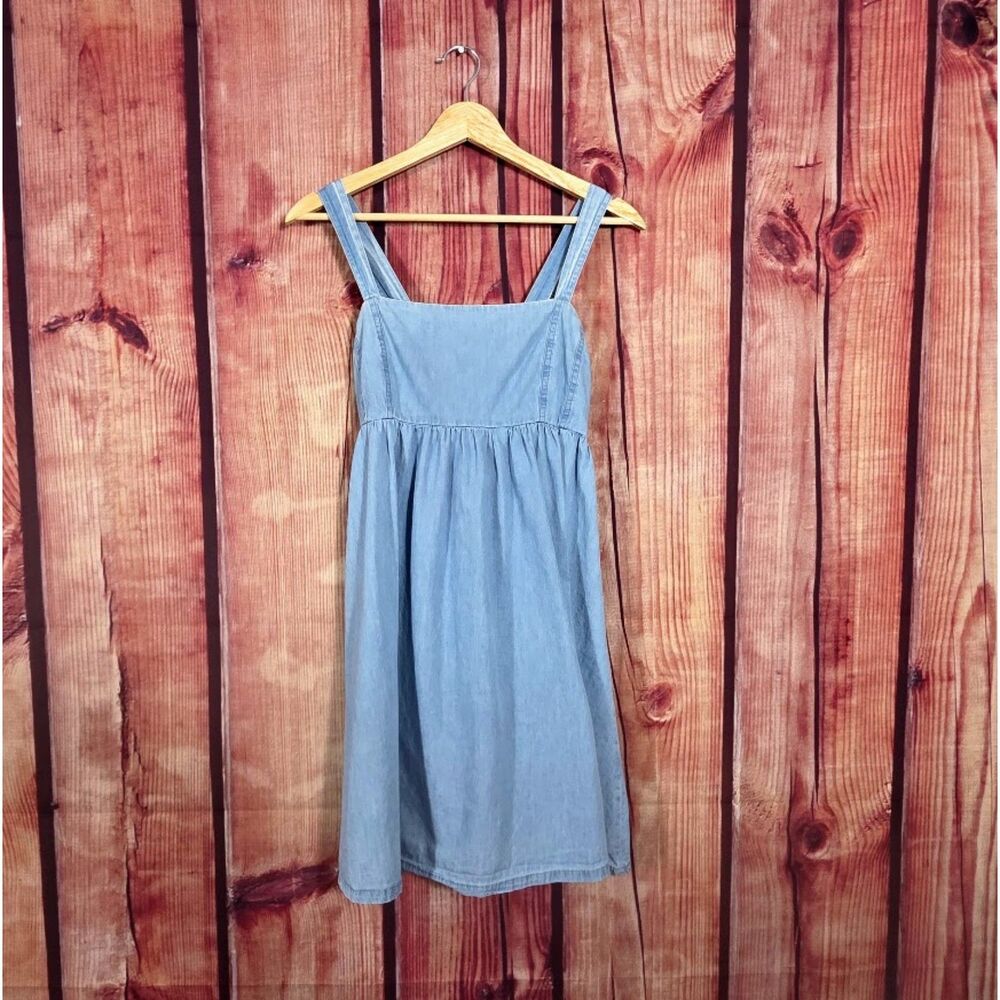 Ardene Chambray Denim Babydoll Sundress S
